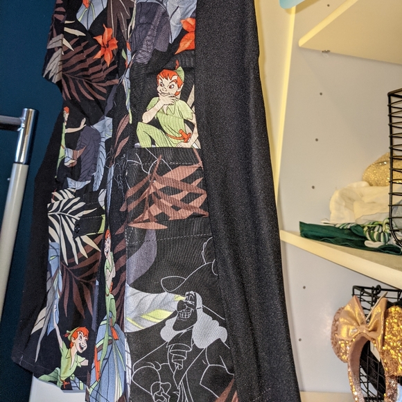 Disney with Cherokee Tooniforms Medical Scrub Peter Pan Print - Picture 14 of 16